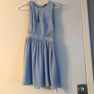 Baby blue dress
